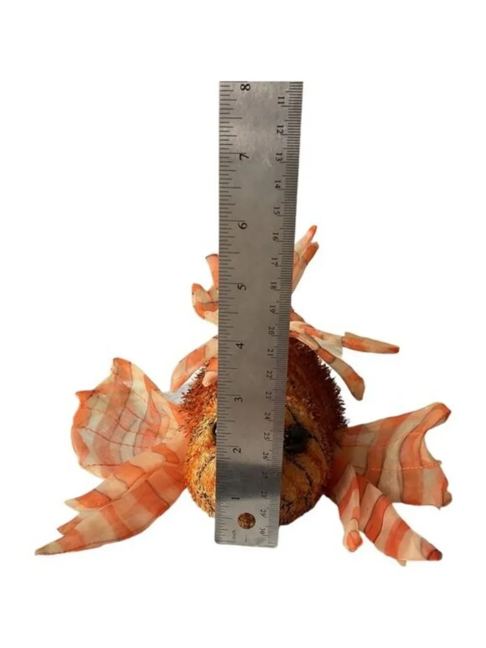 Webkinz Lionfish Plush Toy Ganz HM355 Orange Striped Sea Creature Y2K Kidcore 10